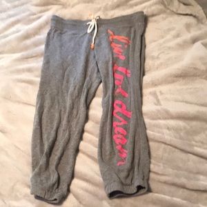 Capri sweat pants